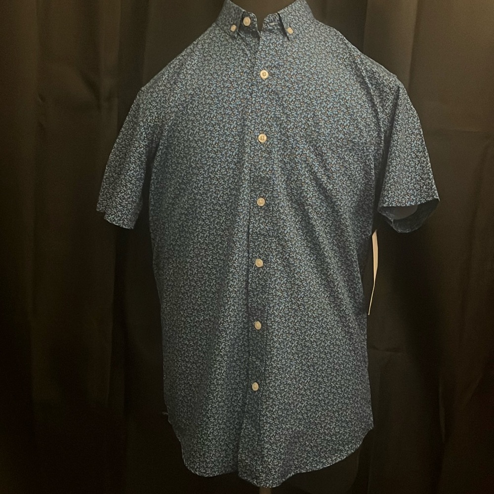 Mens blue button down